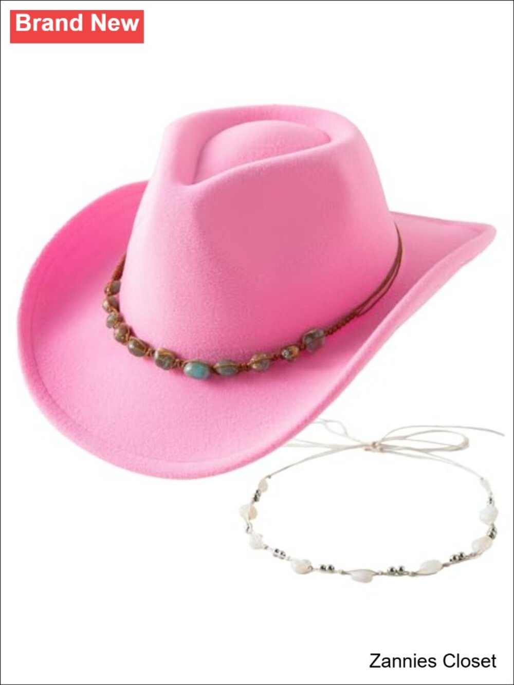 🤠 Kids Cowboy Hat Felt Fedora with Two Decorative Bands